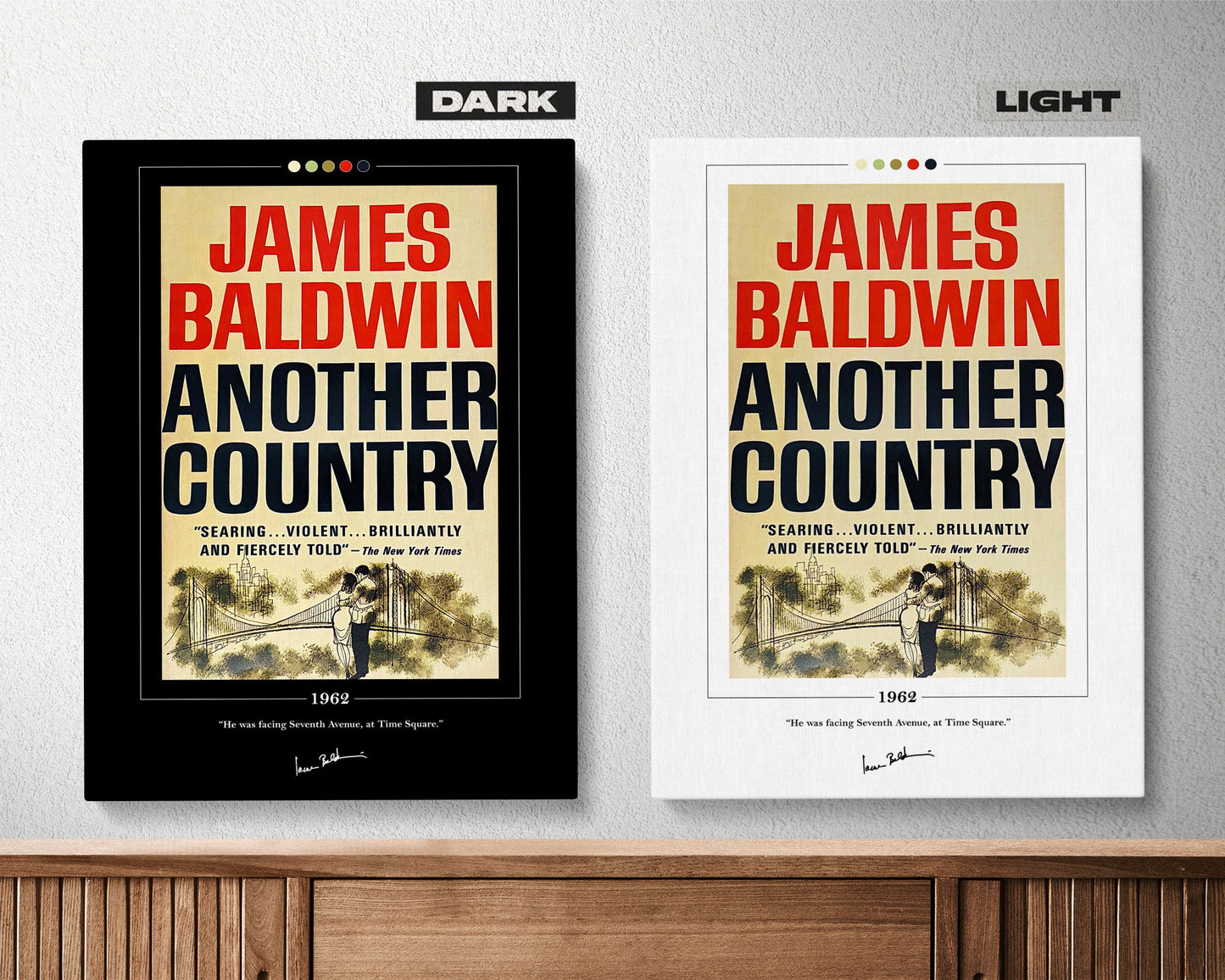 Another Country Book Cover Poster | James Baldwin, Another Country Poster, Another Country Print, Book Poster, Canvas Print, Book Lover Gift