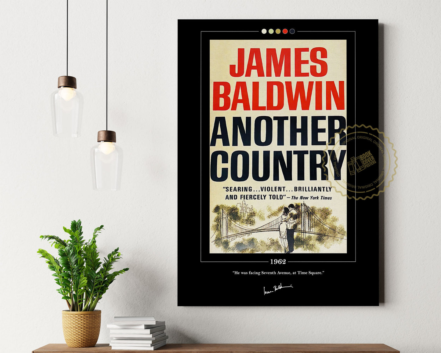 Another Country Book Cover Poster | James Baldwin, Another Country Poster, Another Country Print, Book Poster, Canvas Print, Book Lover Gift