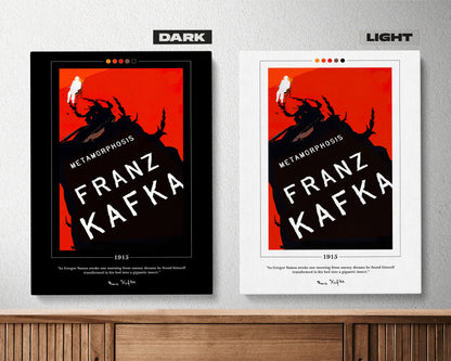 The Metamorphosis Book Cover Poster | Franz Kafka, Metamorphosis Poster, Metamorphosis Print, Book Posters, Canvas Print, Book Lover Gift