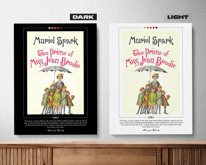 The Prime of Miss Jean Brodie Book Cover Poster | Muriel Spark, The Prime of Miss Jean Brodie Poster, Book Posters, Book Lover Gift