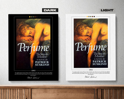 Perfume Book Cover Poster | Patrick Süskind, Perfume Poster, Perfume Print, Book Posters, Book Art, Canvas Wall Art, Book Lover Gift