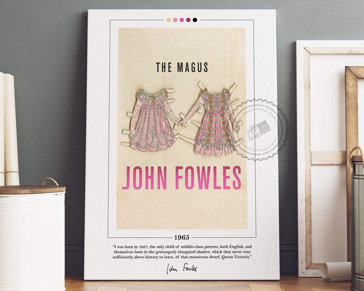 The Magus Book Cover Poster | John Fowles, The Magus Poster, The Magus Print, Book Posters, Book Art, Canvas Wall Art, Book Lover Gift