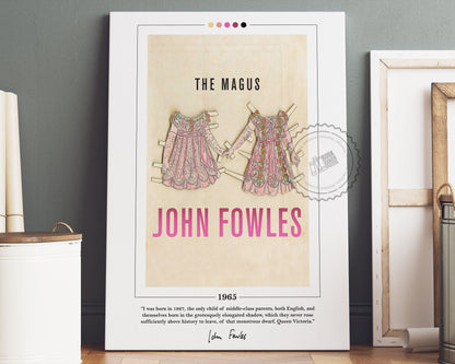 The Magus Book Cover Poster | John Fowles, The Magus Poster, The Magus Print, Book Posters, Book Art, Canvas Wall Art, Book Lover Gift