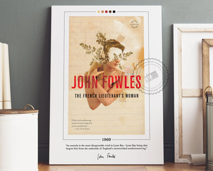 The French Lieutenant's Woman Book Cover Poster | John Fowles, French Lieutenant's Woman Poster, Book Posters, Book Art, Canvas Wall Art