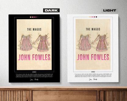 The Magus Book Cover Poster | John Fowles, The Magus Poster, The Magus Print, Book Posters, Book Art, Canvas Wall Art, Book Lover Gift