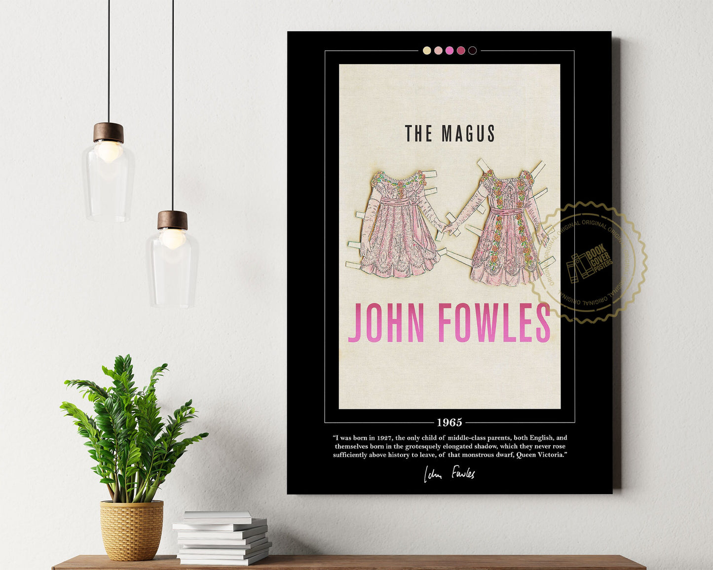 The Magus Book Cover Poster | John Fowles, The Magus Poster, The Magus Print, Book Posters, Book Art, Canvas Wall Art, Book Lover Gift