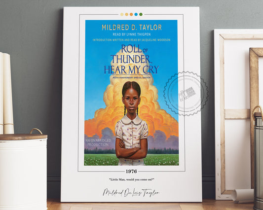 Roll of Thunder Hear My Cry Book Cover Poster | Mildred D Taylor, Roll of Thunder Hear My Cry Poster, Book Poster, Book Art, Book Lover Gift