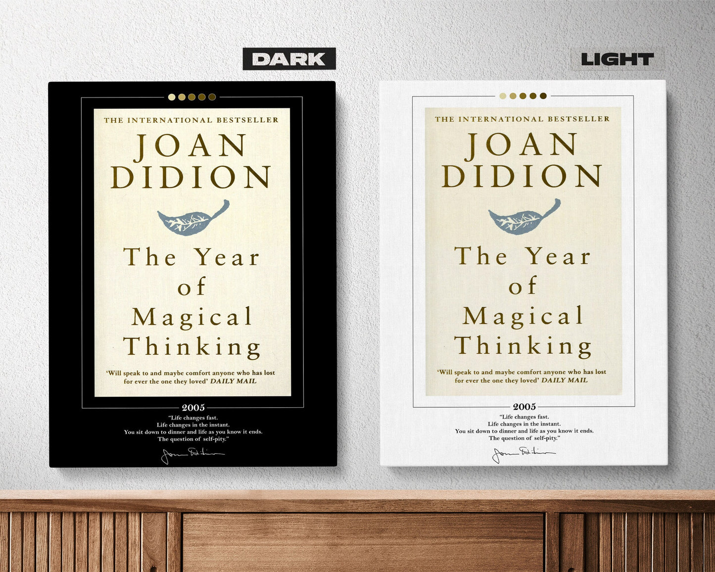 The Year of Magical Thinking Book Cover Poster | Joan Didion, The Year of Magical Thinking Poster, Book Posters, Book Art, Book Lover Gift