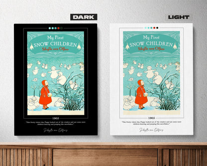 My First Snow Children Book Cover Poster | Sibylle von Olfers, My First Snow Children Poster, Book Posters, Canvas Wall Art, Book Lover Gift