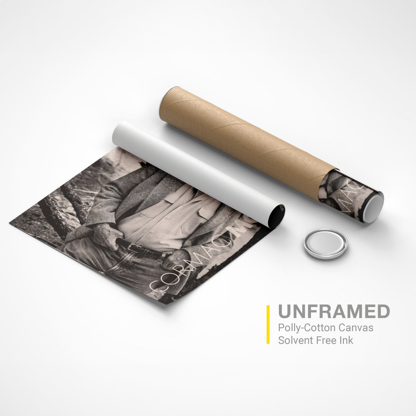 Cormac McCarthy Poster Canvas Wall Art, Book Lover Gifts, Gifts for Readers, Bookish Gifts, Bookworm Gifts, Library Decor