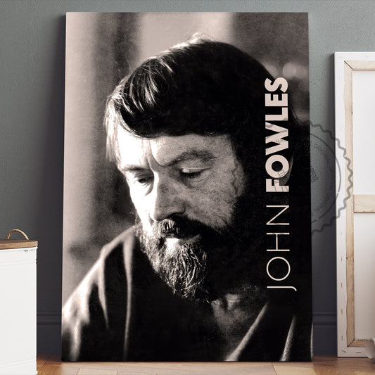 John Fowles Poster Canvas Wall Art, Book Lover Gifts, Gifts for Readers, Bookish Gifts, Bookworm Gifts, Library Decor