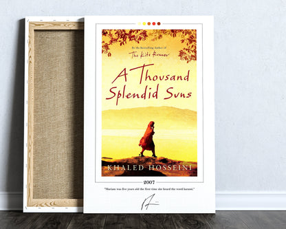 A Thousand Splendid Suns Book Cover Poster | Khaled Hosseini, A Thousand Splendid Suns Poster, Book Posters, Book Art, Canvas Wall Art