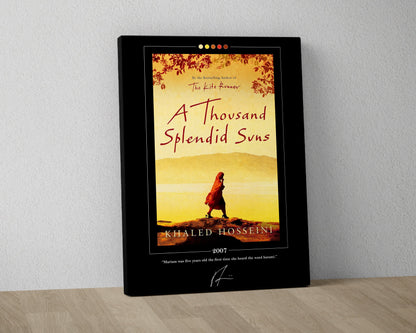 A Thousand Splendid Suns Book Cover Poster | Khaled Hosseini, A Thousand Splendid Suns Poster, Book Posters, Book Art, Canvas Wall Art