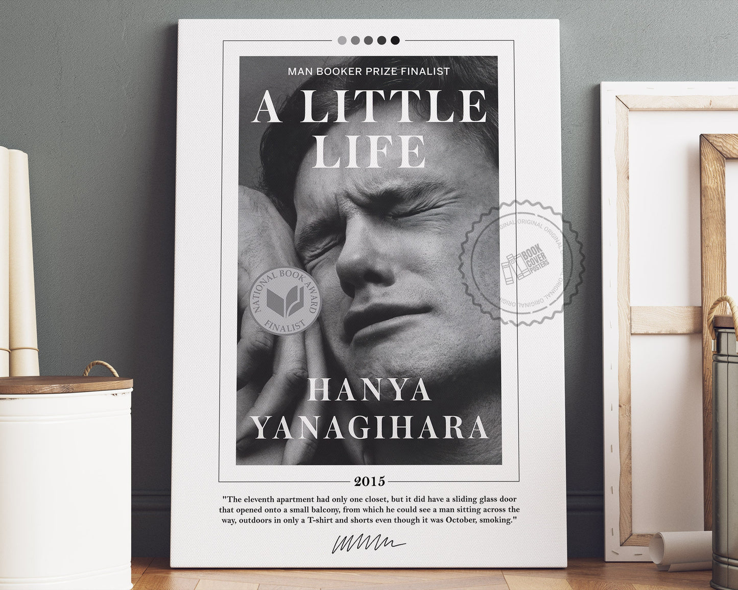 A Little Life Book Cover Poster | Hanya Yanagihara, A Little Life Poster, Book Posters, Canvas Wall Art, Book Art, Book Lover Gift