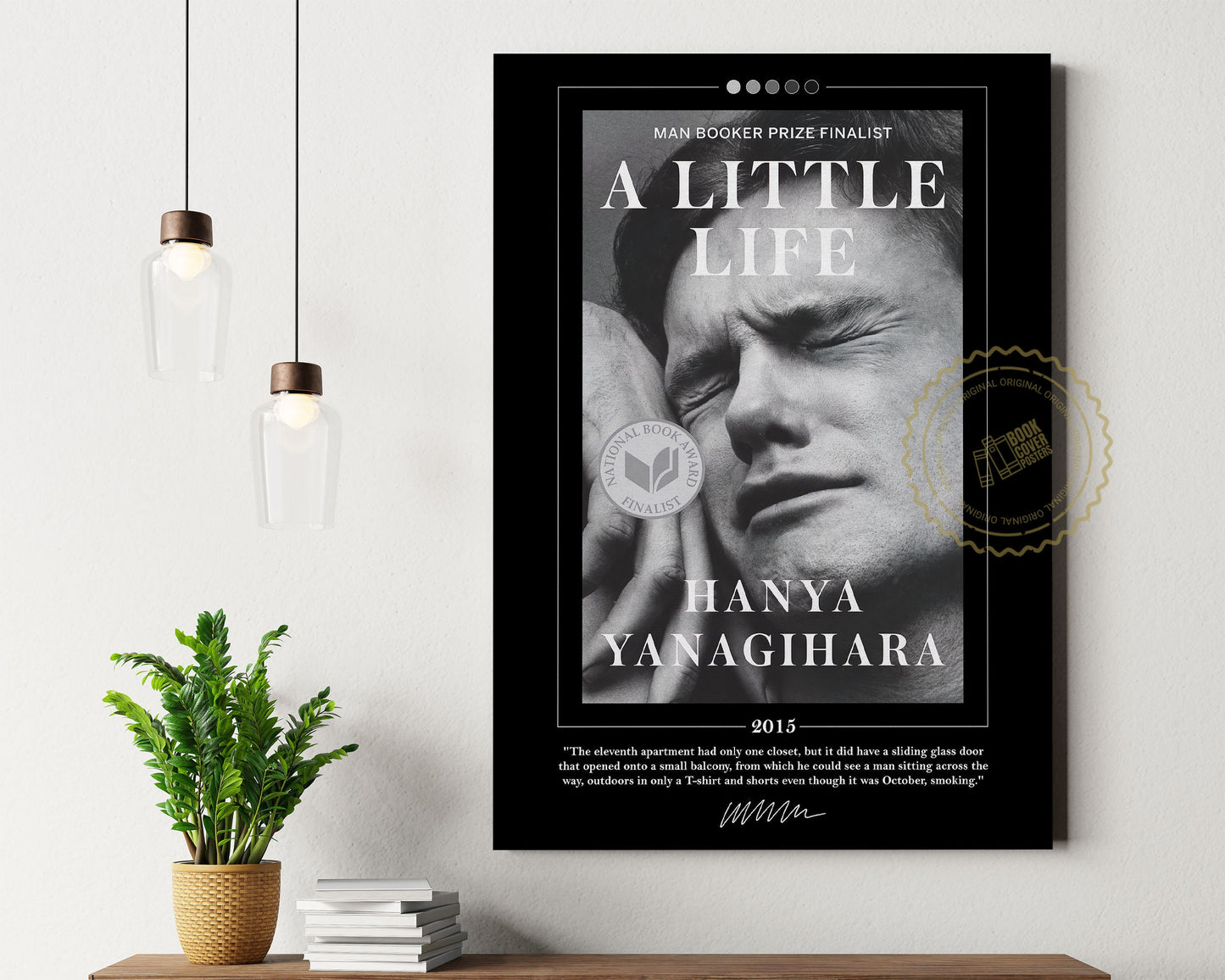 A Little Life Book Cover Poster | Hanya Yanagihara, A Little Life Poster, Book Posters, Canvas Wall Art, Book Art, Book Lover Gift