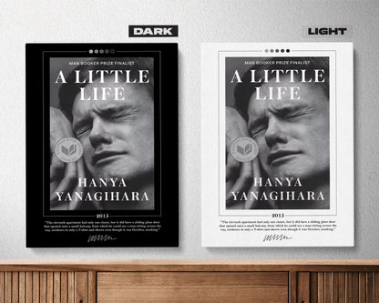 A Little Life Book Cover Poster | Hanya Yanagihara, A Little Life Poster, Book Posters, Canvas Wall Art, Book Art, Book Lover Gift